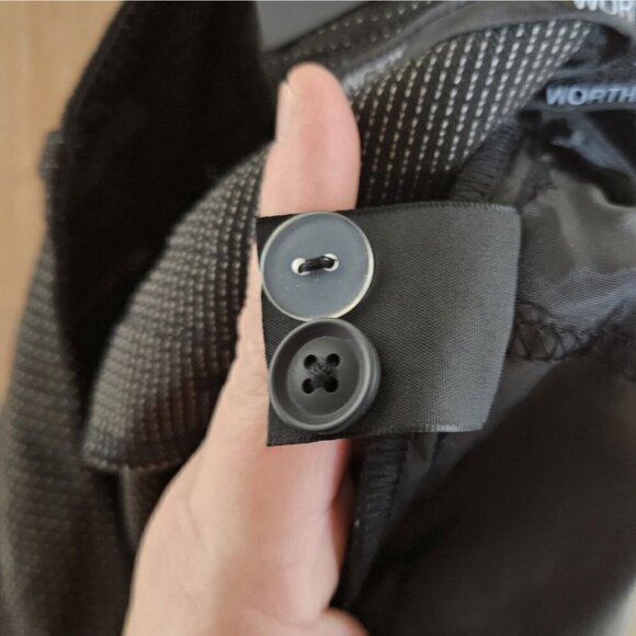 Worthington Petite New Career Black Modern Fit Micro Dots 12P - Picture 9 of 10